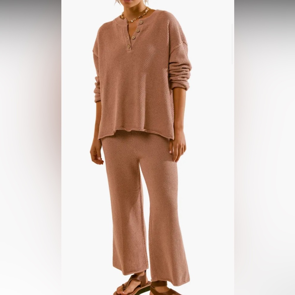 Hailee waffle stitch set